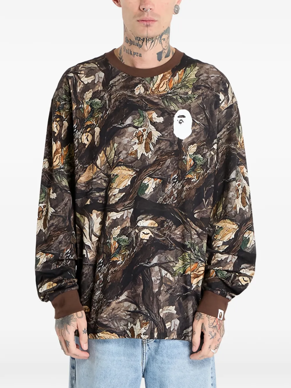 Футболка с длинными рукавами A Bathing Ape, коричневый
Футболка с длинными рукавами A Bathing Ape, коричневый