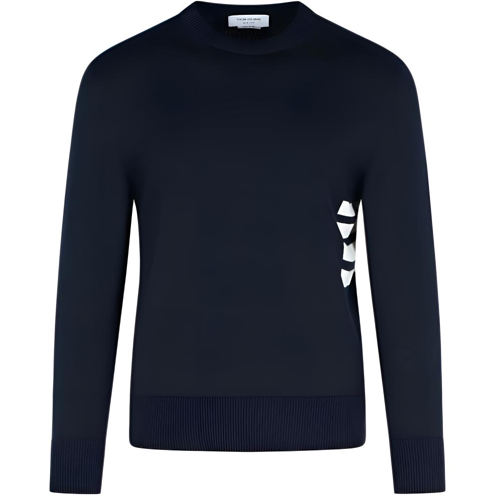 Вязаный джемпер 4 bar THOM BROWNE, синий
Вязаный джемпер 4 bar THOM BROWNE, синий