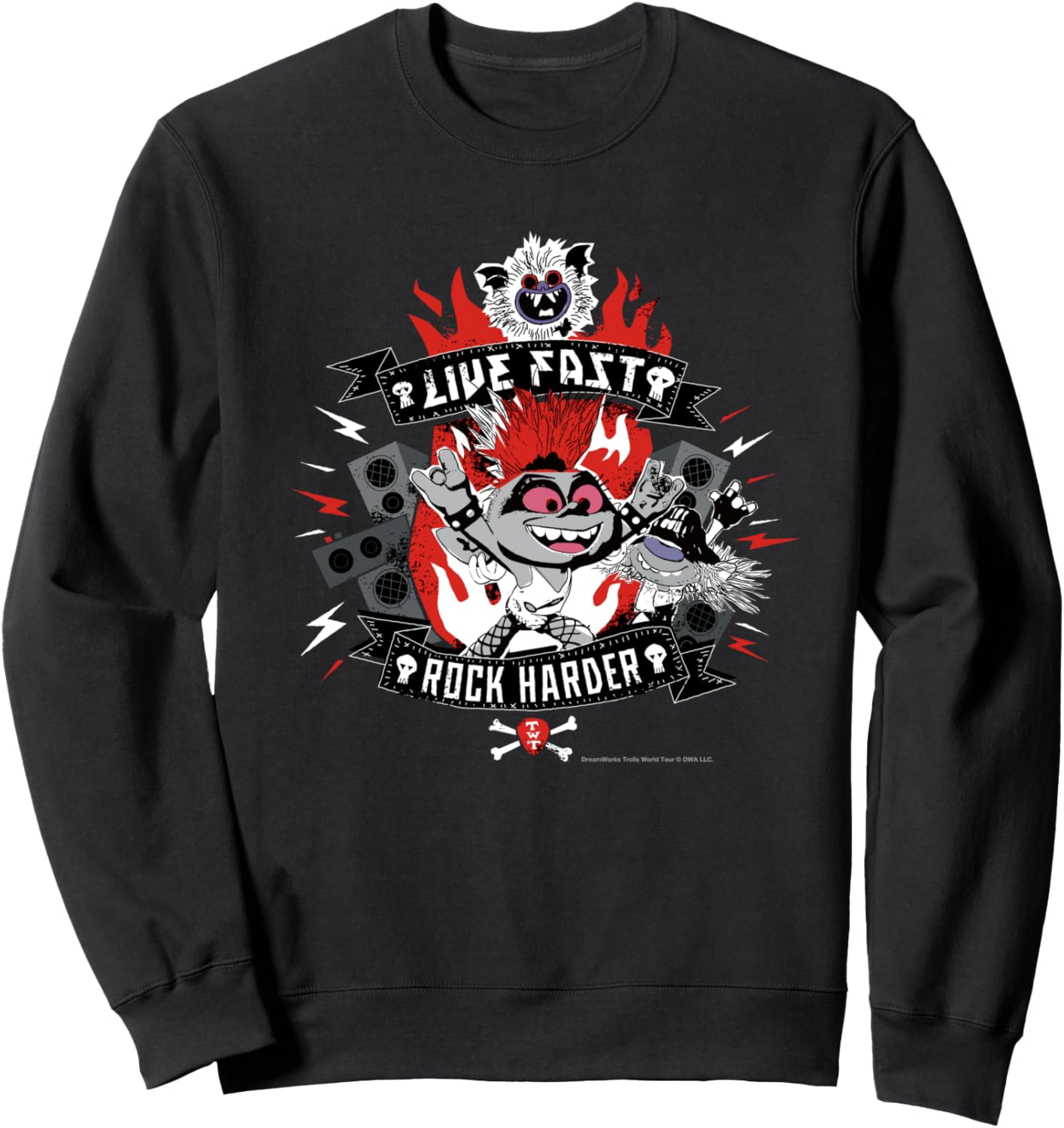 Толстовка Trolls LIVE FAST ROCK HARDER, черная, Черный, Толстовка Trolls LIVE FAST ROCK HARDER, черная
Толстовка Trolls LIVE FAST ROCK HARDER, черная, Черный, Толстовка Trolls LIVE FAST ROCK HARDER, черная