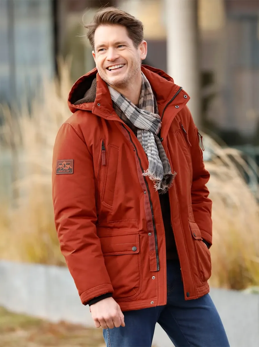 Marco Donati длинная куртка с капюшоном, красный
Marco Donati длинная куртка с капюшоном, красный