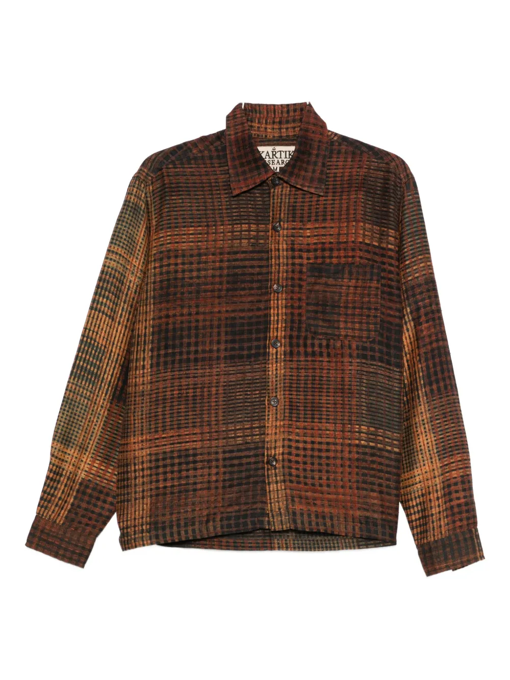 Рубашка в клетку Kartik Research, оранжевый
Рубашка в клетку Kartik Research, оранжевый