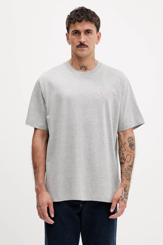 Хлопковая футболка Guess Jeans, серый
Хлопковая футболка Guess Jeans, серый