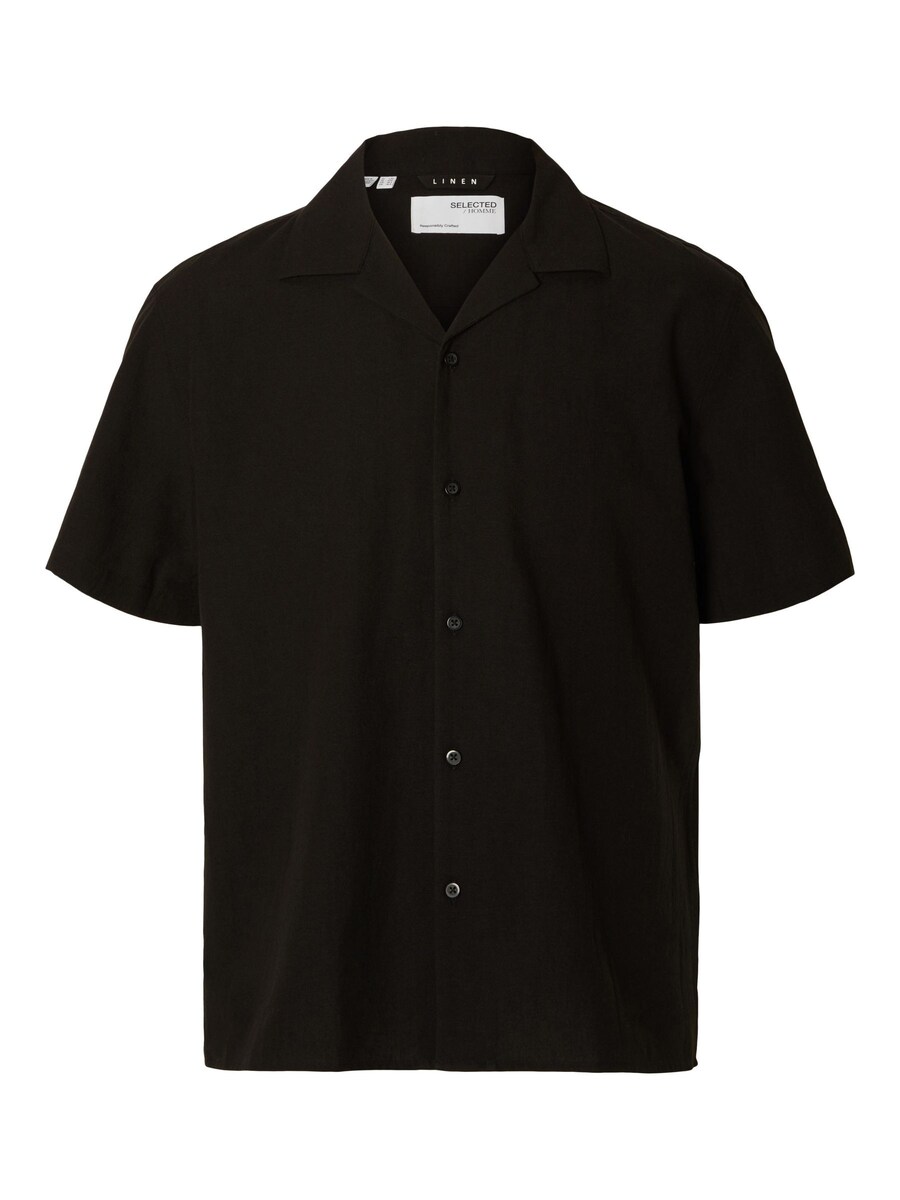Рубашка на пуговицах Comfort fit SELECTED, черный
Рубашка на пуговицах Comfort fit SELECTED, черный