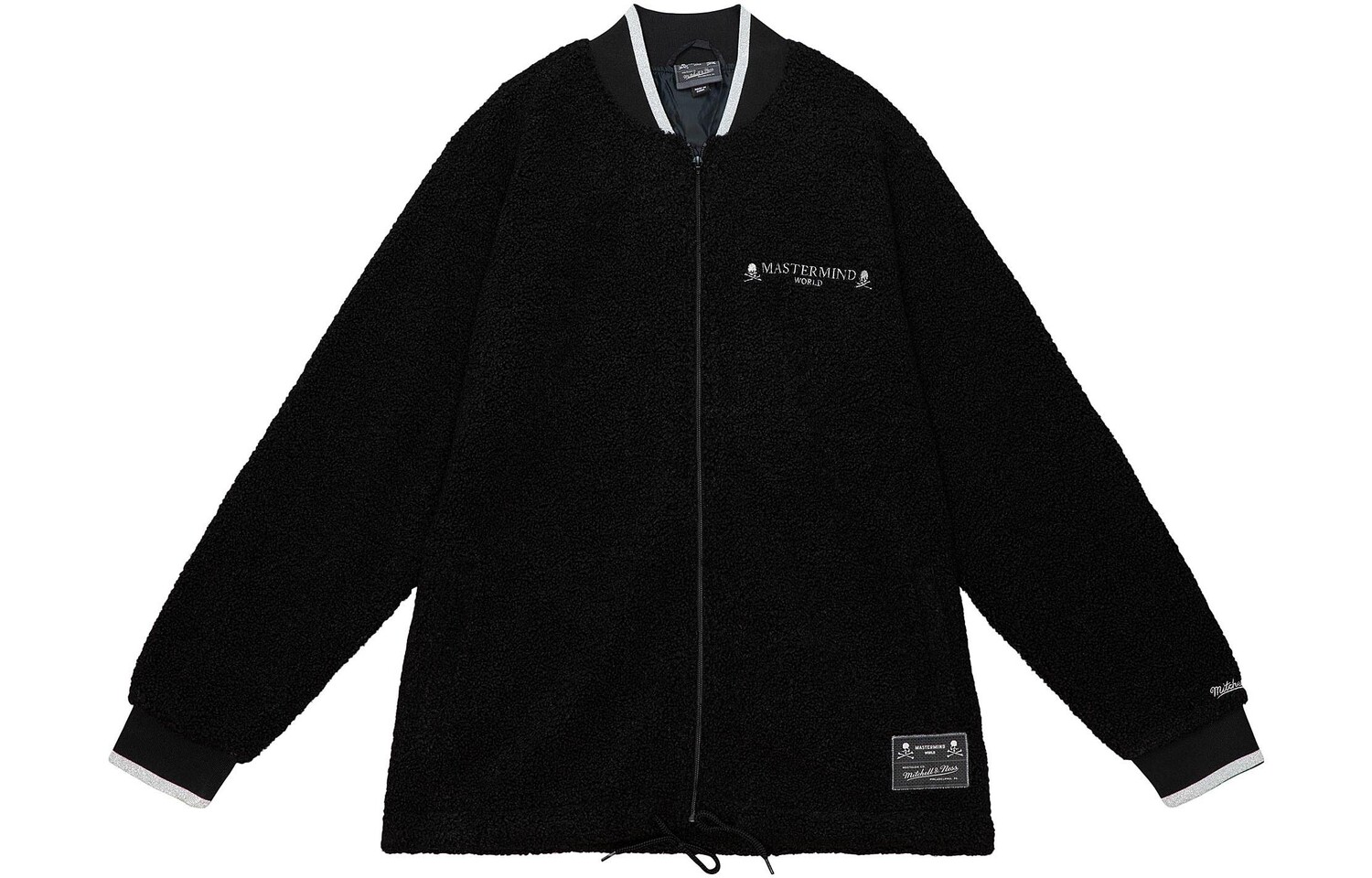 Бейсбольная куртка Mastermind Japan X Mastermind Joint Series унисекс черного цвета Mitchell Ness
Бейсбольная куртка Mastermind Japan X Mastermind Joint Series унисекс черного цвета Mitchell Ness