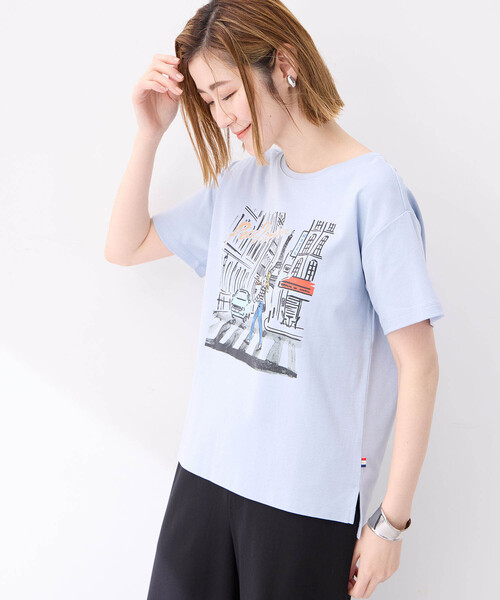 Футболка из органического хлопка с пейзажным принтом, охлаждающая, с защитой от УФ-излучения Petit Honfleur
Футболка из органического хлопка с пейзажным принтом, охлаждающая, с защитой от УФ-излучения Petit Honfleur