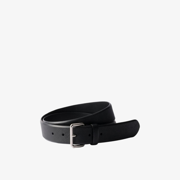 Ремень Prada Saffiano из кожи, черный
Ремень Prada Saffiano из кожи, черный
