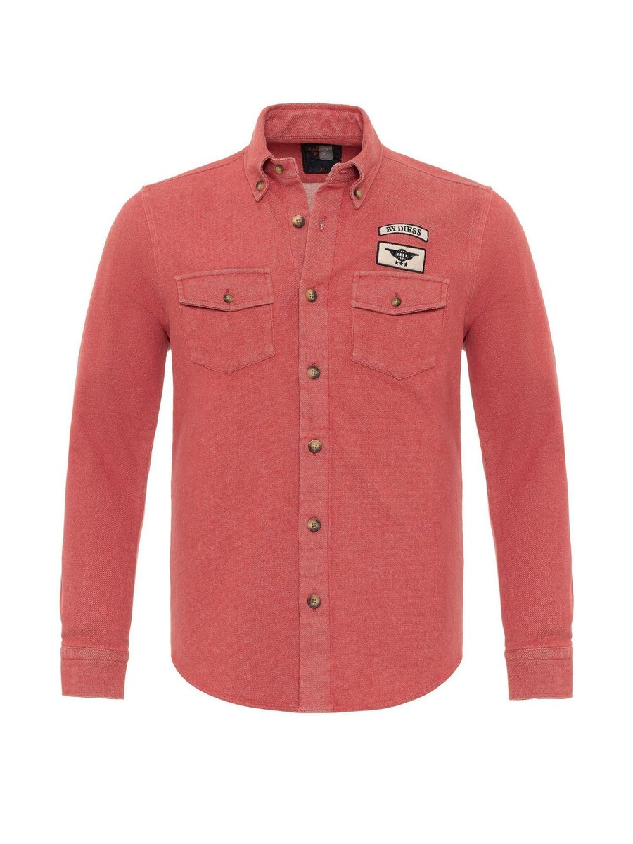 Рубашка на пуговицах классического кроя By Diess Collection, красный
Рубашка на пуговицах классического кроя By Diess Collection, красный