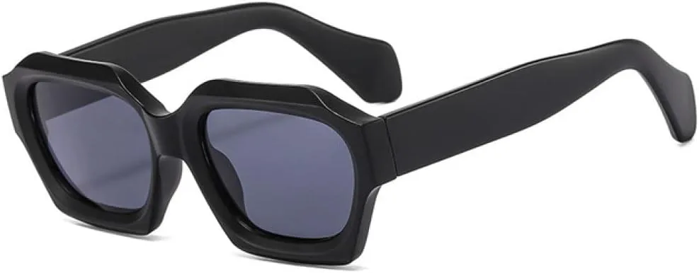 Ретро-солнцезащитные очки серого цвета для мужчин, многоугольные линзы, защита от ультрафиолета UV400, для женщин, в стиле панк LANGSER, Matte Black Grey
Ретро-солнцезащитные очки серого цвета для мужчин, многоугольные линзы, защита от ультрафиолета UV400, для женщин, в стиле панк LANGSER, Matte Black Grey