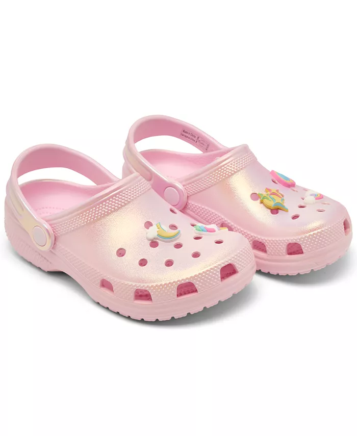 Маленькие девочки Unicorn Classic Clogs от Finish Line Crocs, розовый
Маленькие девочки Unicorn Classic Clogs от Finish Line Crocs, розовый