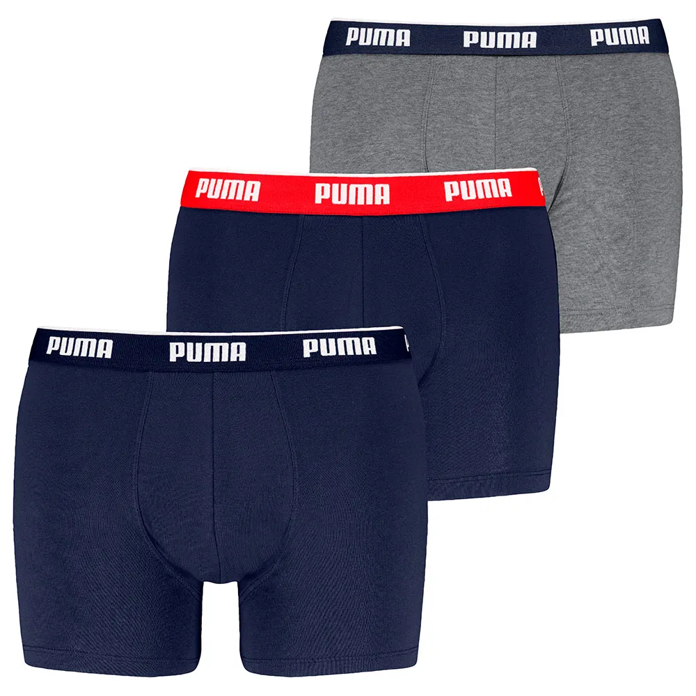 Боксеры 3 шт Puma Everyday Basics, синий 
Боксеры 3 шт Puma Everyday Basics, синий