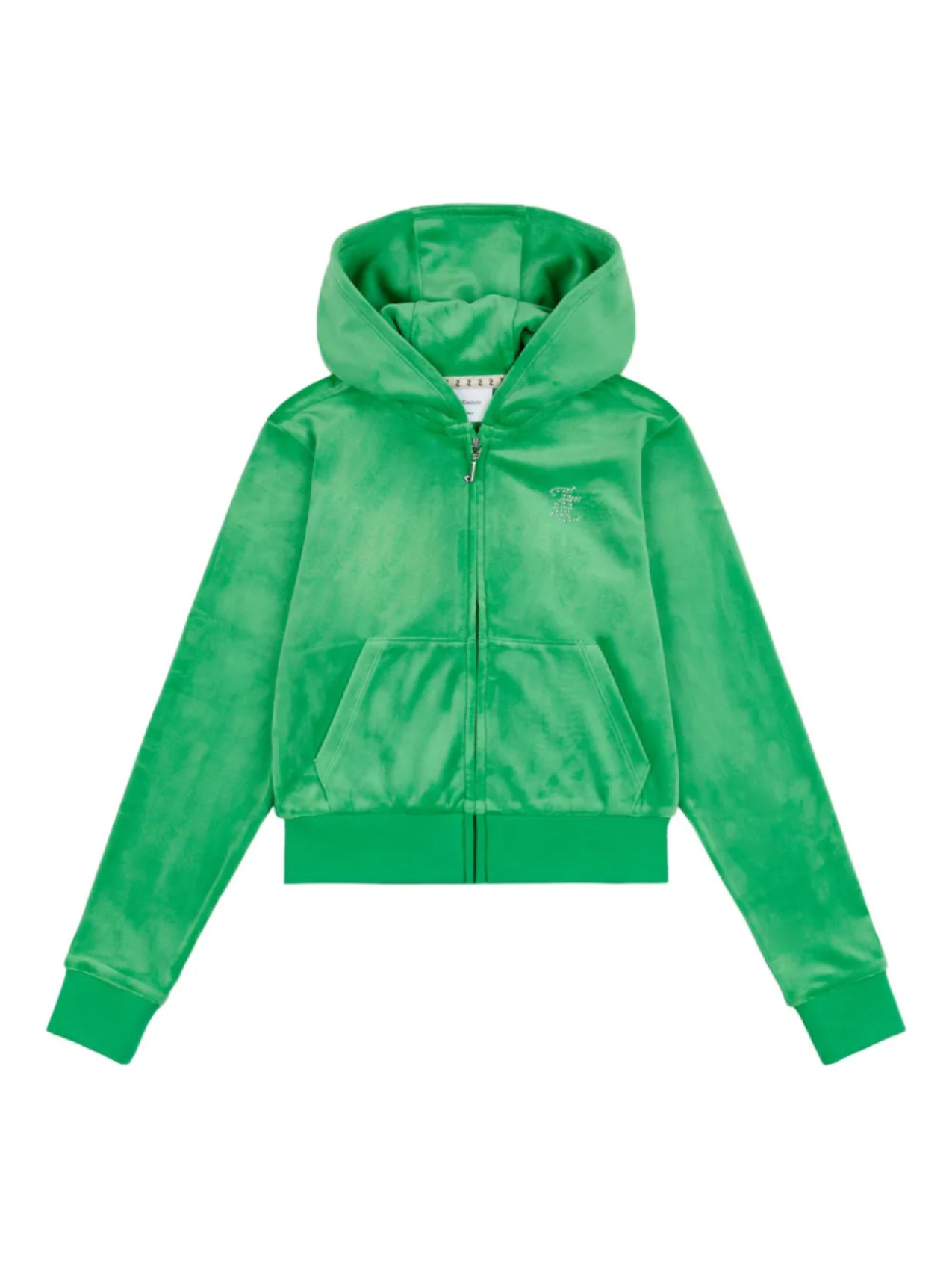Толстовка с капюшоном Juicy Couture Kids на молнии, украшенная стразами, зеленый
Толстовка с капюшоном Juicy Couture Kids на молнии, украшенная стразами, зеленый