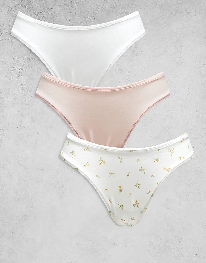 Комплект из 3 пар бразилиана Lindex с кружевной отделкой, цвет многоцветный
Комплект из 3 пар бразилиана Lindex с кружевной отделкой, цвет многоцветный