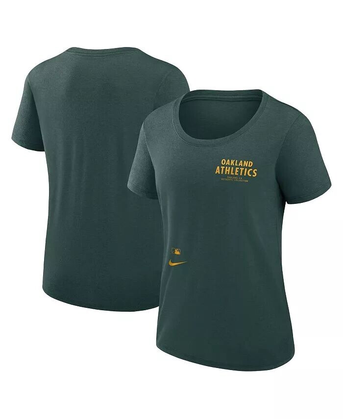 Женская зеленая футболка Oakland Athletics Authentic Collection Performance с круглым вырезом Nike
Женская зеленая футболка Oakland Athletics Authentic Collection Performance с круглым вырезом Nike