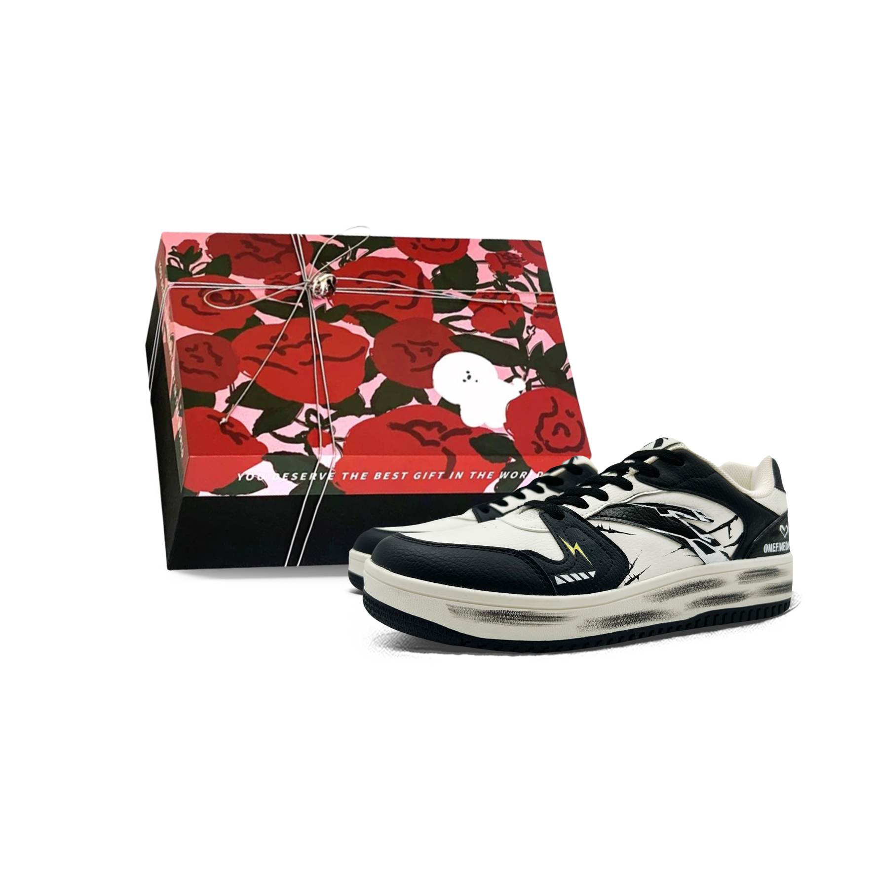 ANTA Нескользящие и износостойкие легкие низкие кроссовки для скейтбординга мужские черно-белые
ANTA Нескользящие и износостойкие легкие низкие кроссовки для скейтбординга мужские черно-белые