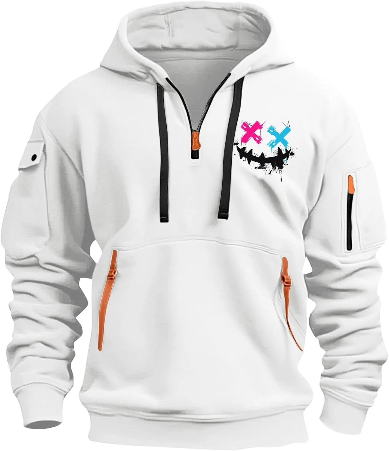 Мужская толстовка с капюшоном на флисе, с длинным рукавом и карманами Cheyubny
Мужская толстовка с капюшоном на флисе, с длинным рукавом и карманами Cheyubny