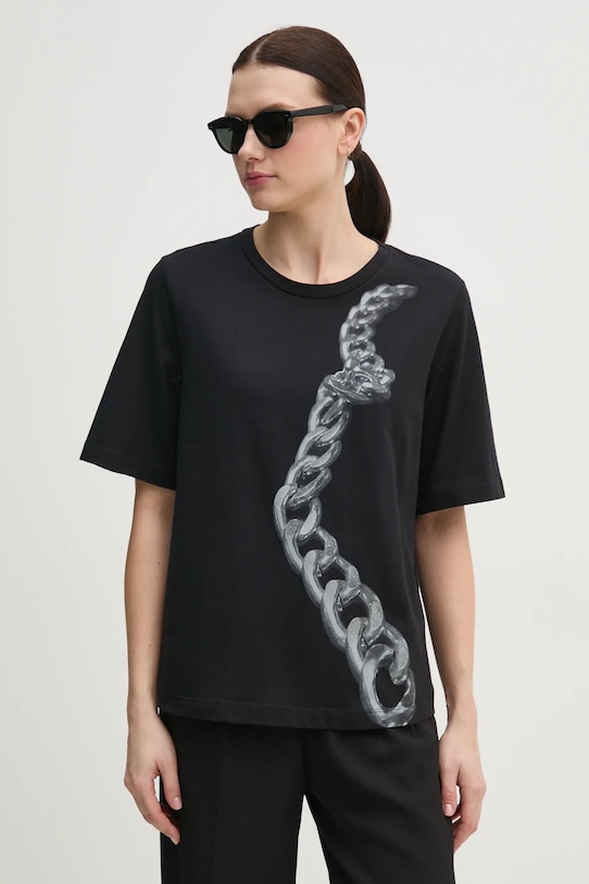 Хлопковая футболка Sisley, черный
Хлопковая футболка Sisley, черный