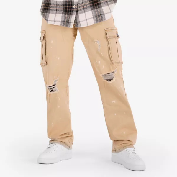 Мужские цветные карго-брюки Breach Caliber Denim Co., цвет stone 
Мужские цветные карго-брюки Breach Caliber Denim Co., цвет stone