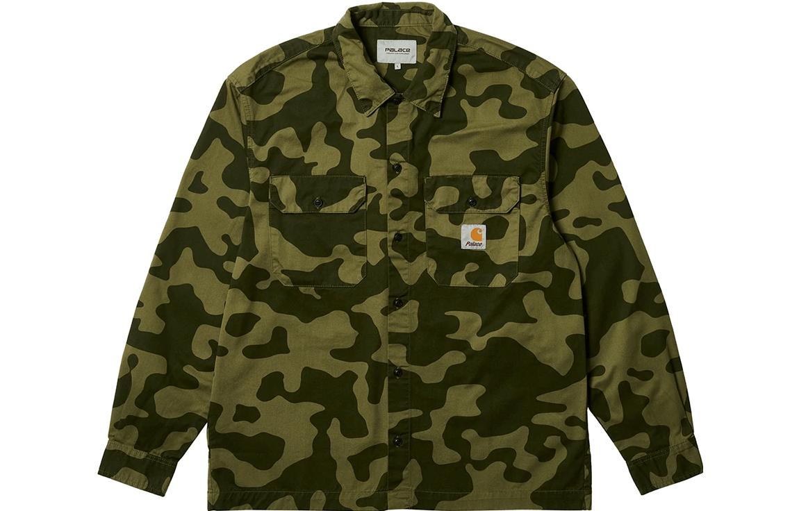X Carhartt WIP Longsleeve Master Shirt PALACE, Зеленый
X Carhartt WIP Longsleeve Master Shirt PALACE, Зеленый