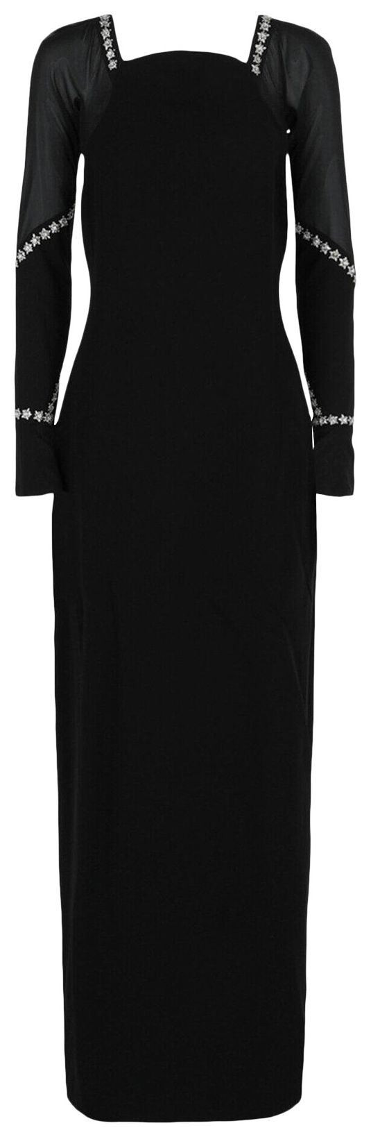 Платье Givenchy из крепа, украшенное кристаллами, черный
Платье Givenchy из крепа, украшенное кристаллами, черный