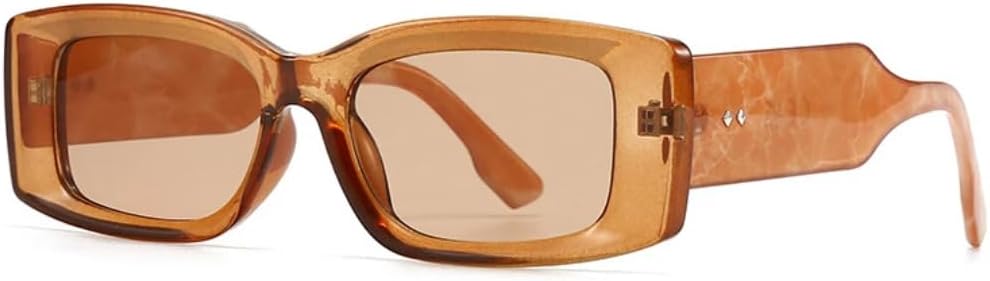 Модные прямоугольные женские солнцезащитные очки класса люкс в стиле ретро, конфетные цвета, прозрачный градиент; мужские солнцезащитные очки с широкими дужками и заклепками UUPTTPL, Tea Tea
Модные прямоугольные женские солнцезащитные очки класса люкс в стиле ретро, конфетные цвета, прозрачный градиент; мужские солнцезащитные очки с широкими дужками и заклепками UUPTTPL, Tea Tea