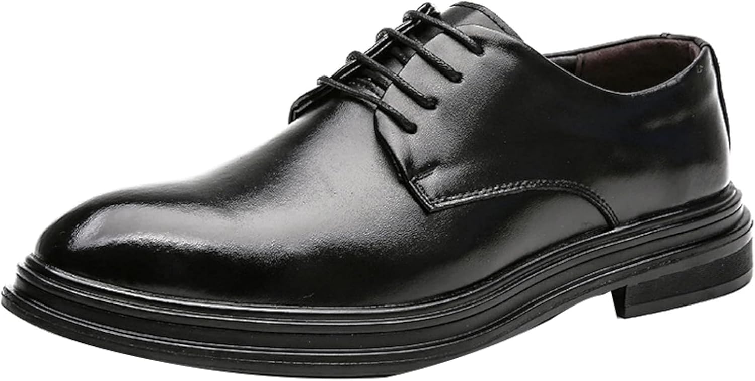 Удобные мужские классические туфли из искусственной кожи, современный высокий носок, повседневные оксфорды на шнуровке Oxcowniu, черный
Удобные мужские классические туфли из искусственной кожи, современный высокий носок, повседневные оксфорды на шнуровке Oxcowniu, черный