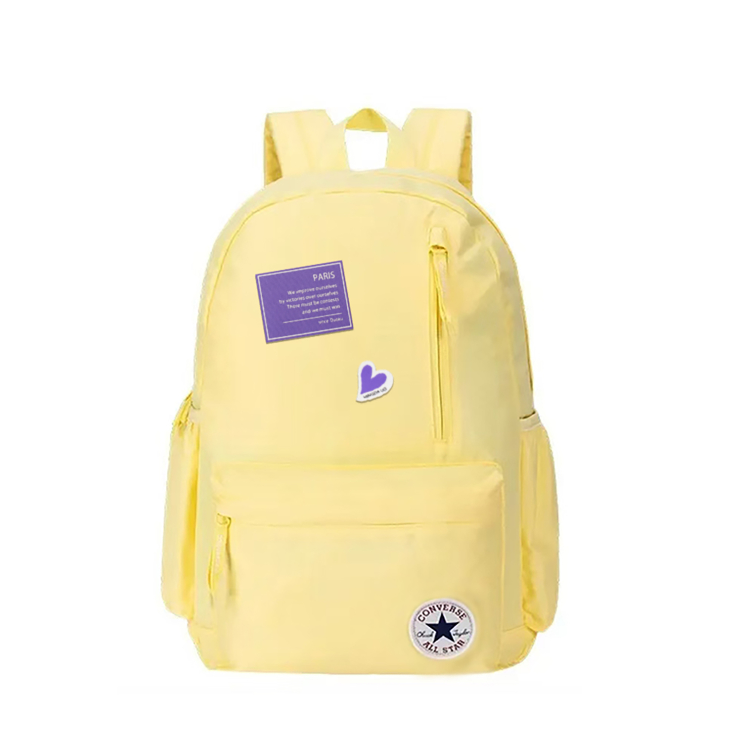 Converse Полиэстеровый рюкзак средний размер унисекс яично-желтый, Purple Sticker
Converse Полиэстеровый рюкзак средний размер унисекс яично-желтый, Purple Sticker