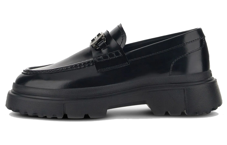 Массивные лоферы с бляшкой логотипом HOGAN
Массивные лоферы с бляшкой логотипом HOGAN