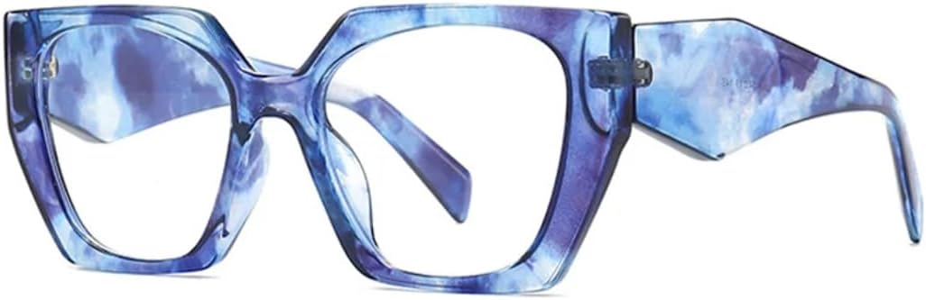 Солнцезащитные очки для мужчин и женщин - защита UV400 - линзы "кошачий глаз" с цветным градиентом для занятий спортом на открытом воздухе и вождения DSVIGF, Blue Pattern Clear
Солнцезащитные очки для мужчин и женщин - защита UV400 - линзы "кошачий глаз" с цветным градиентом для занятий спортом на открытом воздухе и вождения DSVIGF, Blue Pattern Clear