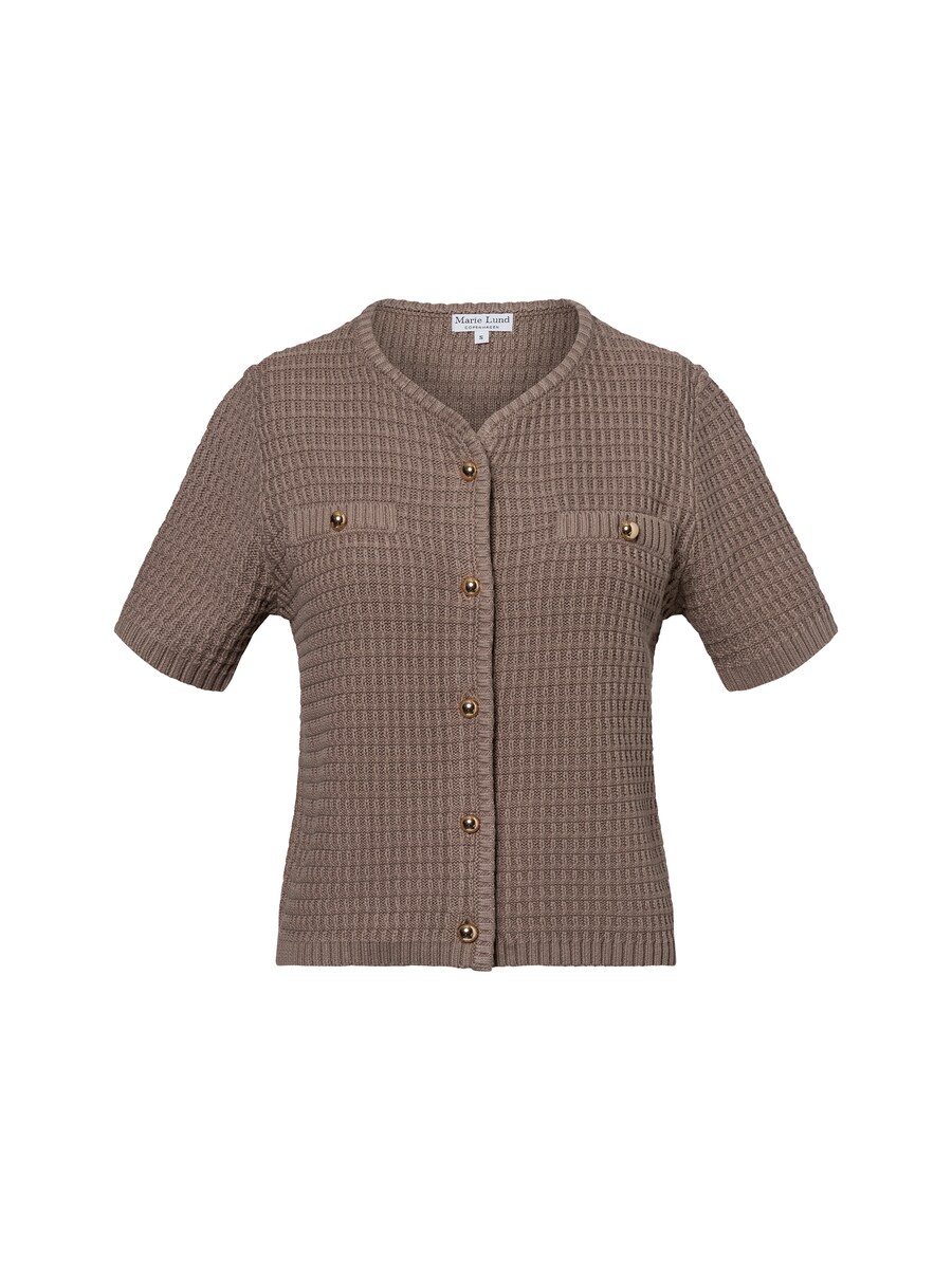 Вязаный кардиган Marie Lund, серо-коричневый 
Вязаный кардиган Marie Lund, серо-коричневый