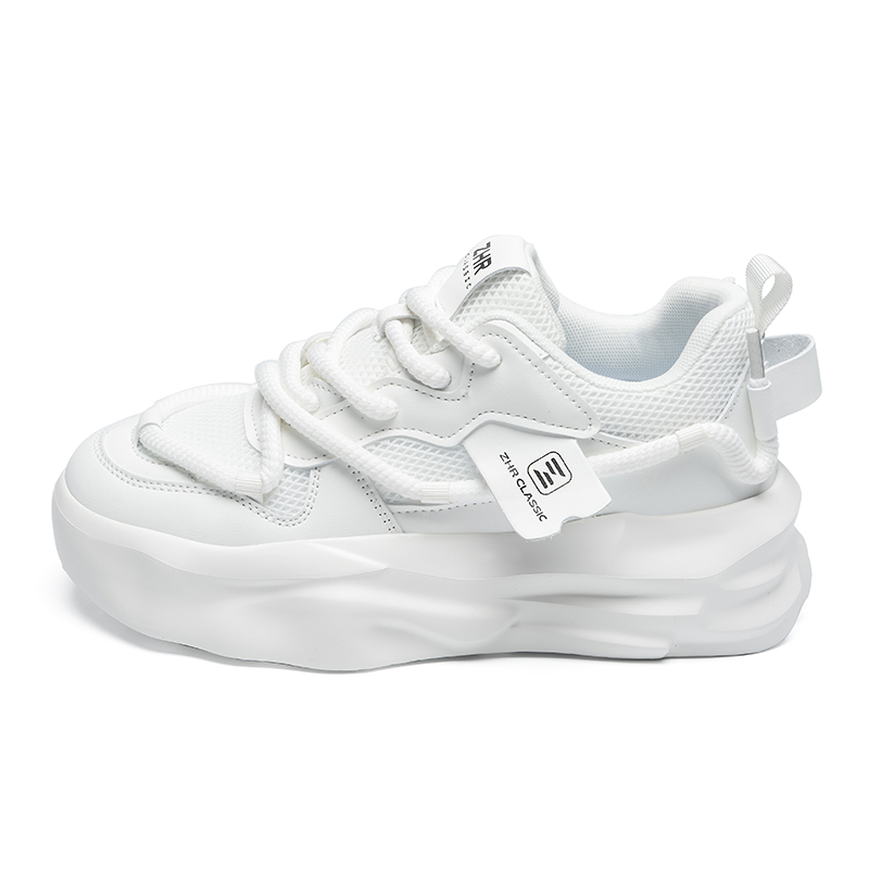 Пышные кроссовки с амортизацией дышащие устойчивые к истиранию низкие скейтбордские мужские ZHR белый
Пышные кроссовки с амортизацией дышащие устойчивые к истиранию низкие скейтбордские мужские ZHR белый