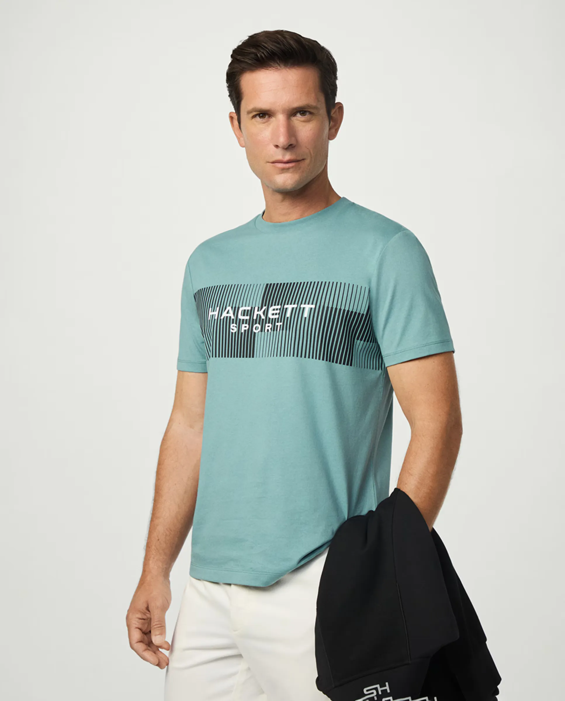 Футболка мужская с коротким рукавом и центральным лого, большие размеры Hackett, зеленый
Футболка мужская с коротким рукавом и центральным лого, большие размеры Hackett, зеленый