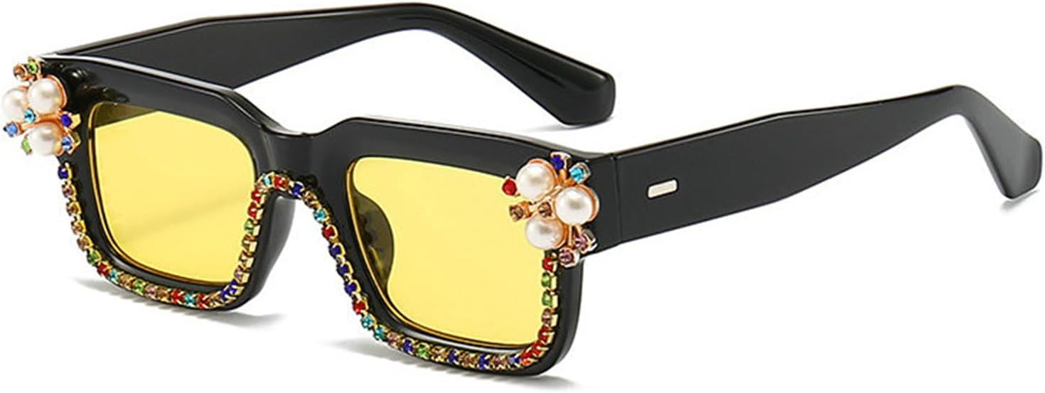 Солнцезащитные очки Helena прямоугольной формы с бриллиантами, квадратные солнцезащитные очки со стразами, жемчужные женские блестящие солнцезащитные очки для вечеринок, Yellow
Солнцезащитные очки Helena прямоугольной формы с бриллиантами, квадратные солнцезащитные очки со стразами, жемчужные женские блестящие солнцезащитные очки для вечеринок, Yellow