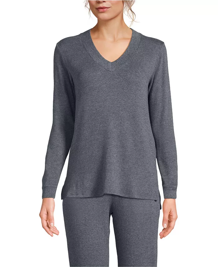 Женская пижама Cashtouch из искусственного кашемира с длинными рукавами Lands' End, серый
Женская пижама Cashtouch из искусственного кашемира с длинными рукавами Lands' End, серый