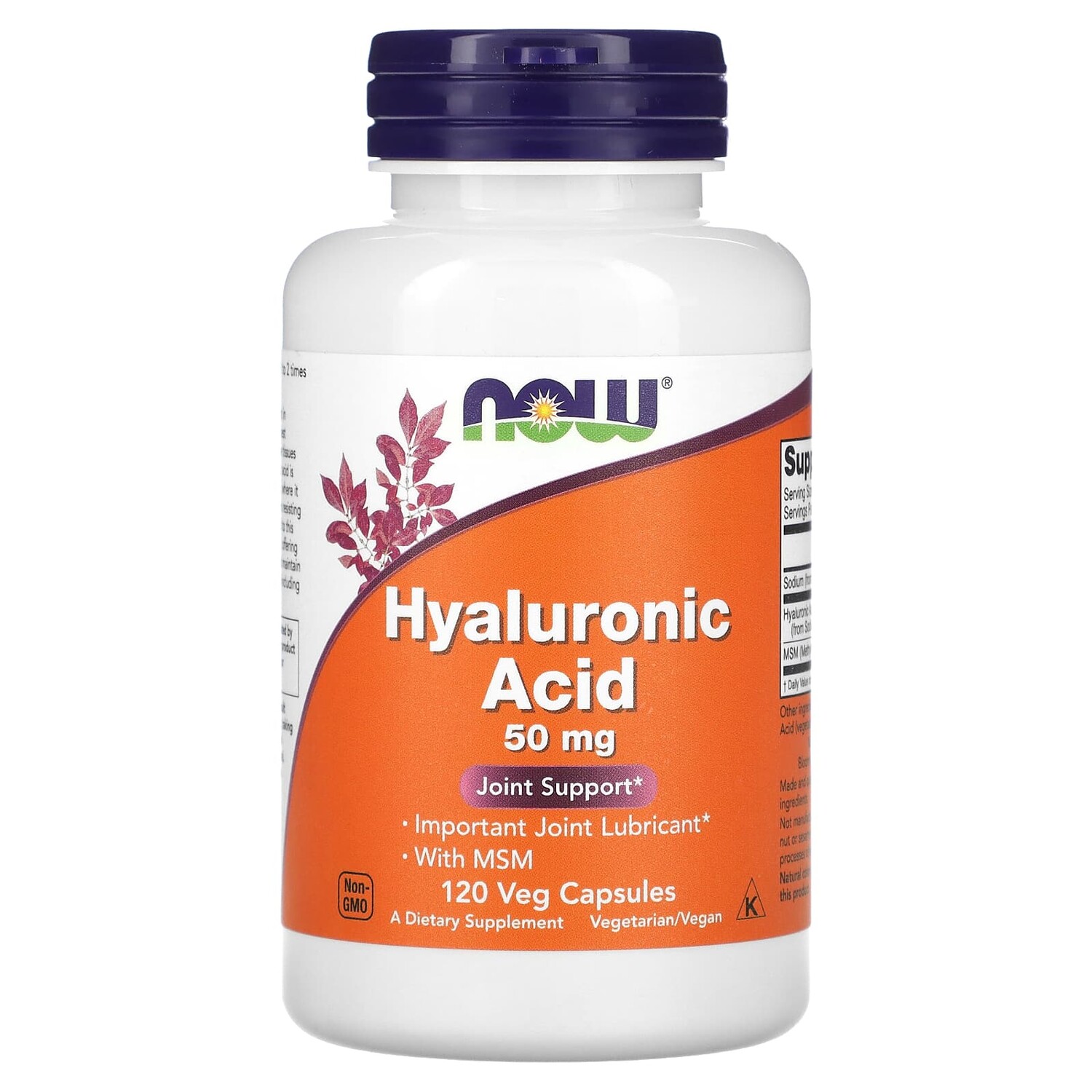 Now Foods Hyaluronic Acid With MSM 120 вегетарианских капсул
Now Foods Hyaluronic Acid With MSM 120 вегетарианских капсул