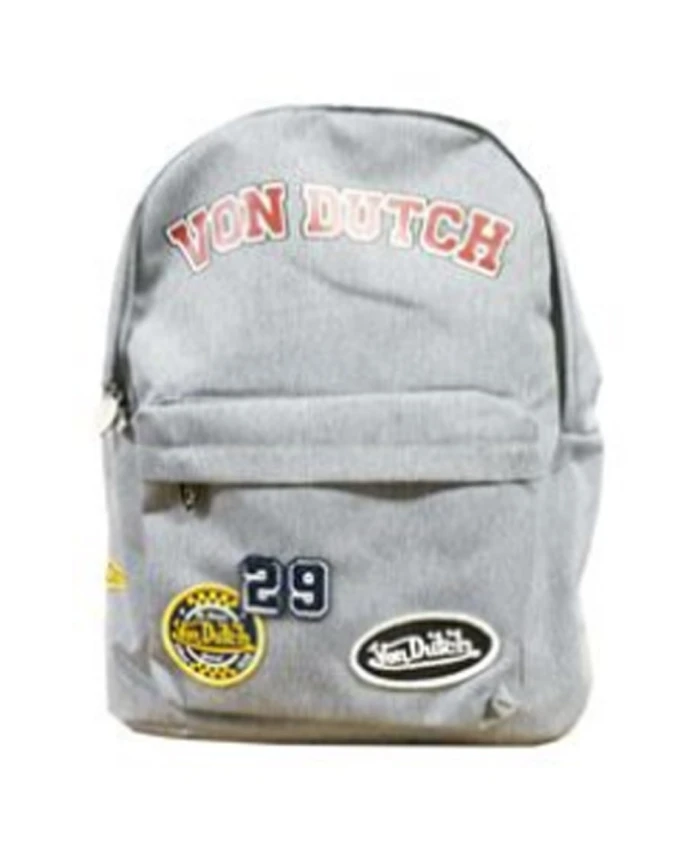 Нейлоновый рюкзак - серый Von Dutch, серый
Нейлоновый рюкзак - серый Von Dutch, серый