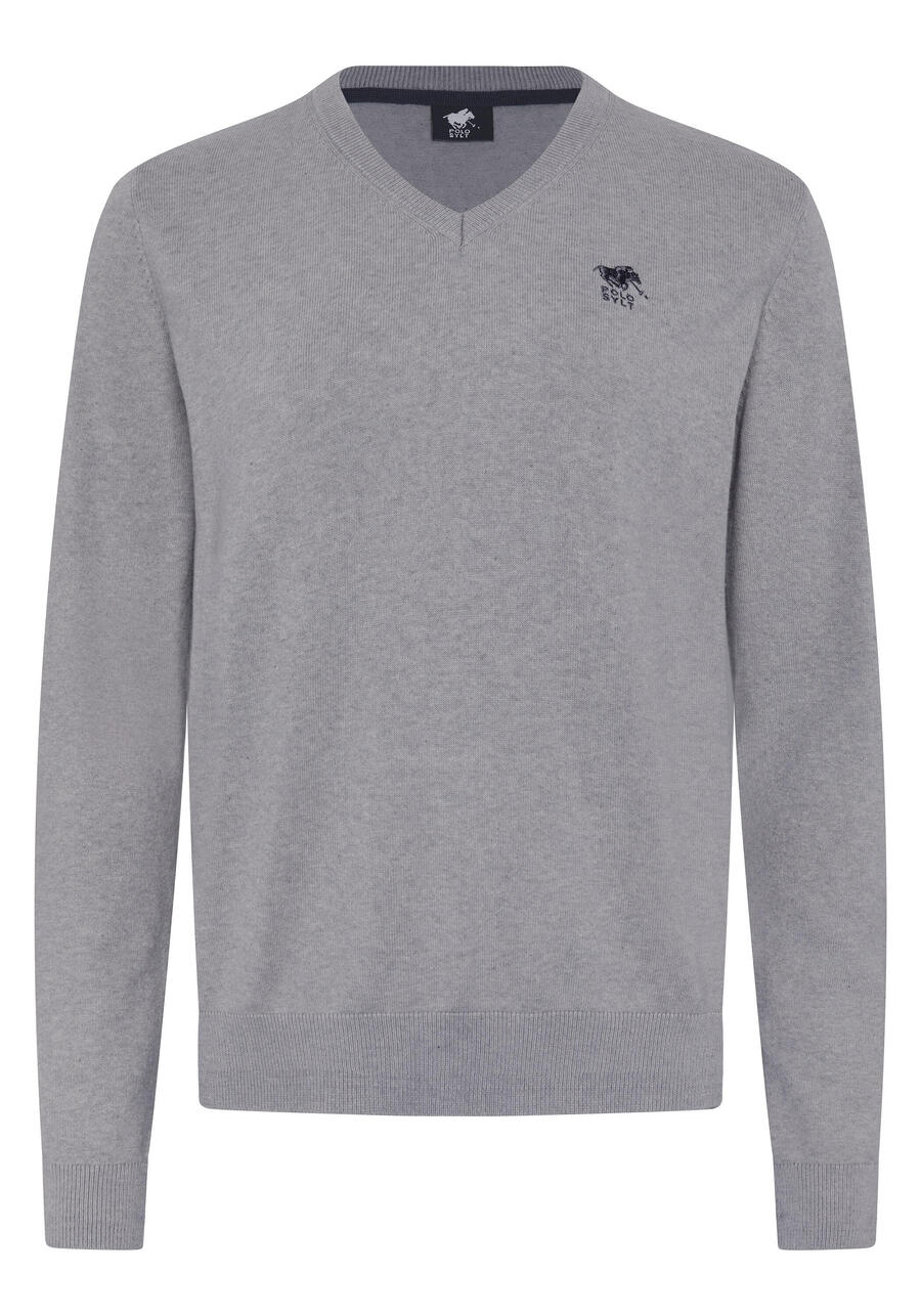 POLO SYLT Свитер с полосками и вышитым логотипом
POLO SYLT Свитер с полосками и вышитым логотипом