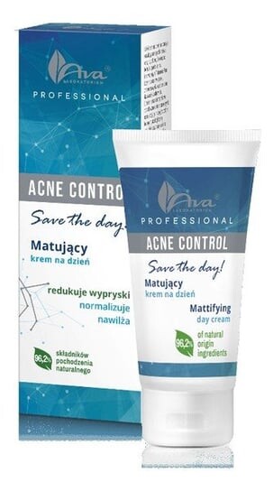 Профессиональный матирующий дневной крем 50мл Ava, Acne Control
Профессиональный матирующий дневной крем 50мл Ava, Acne Control