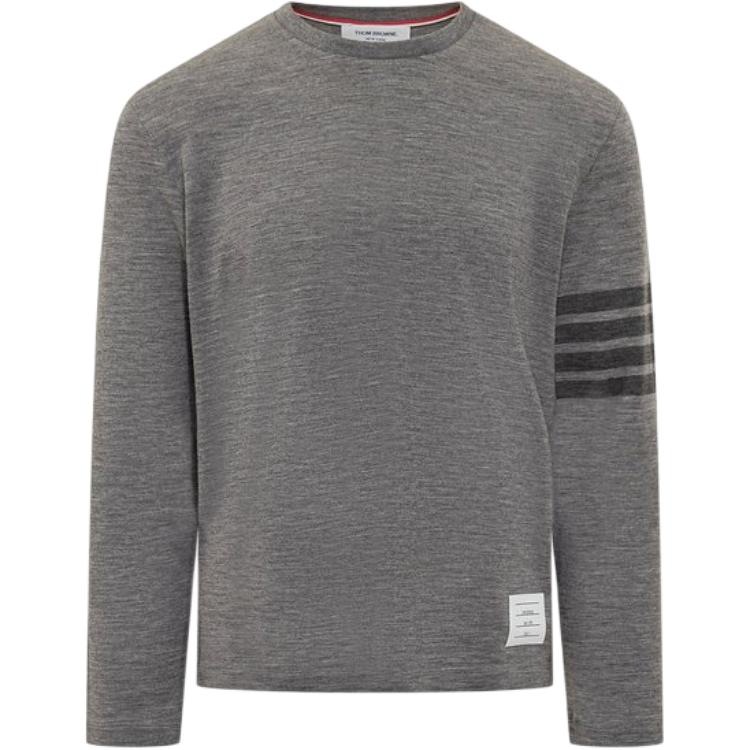 Футболка с длинным рукавом 4 Bar THOM BROWNE, серый
Футболка с длинным рукавом 4 Bar THOM BROWNE, серый