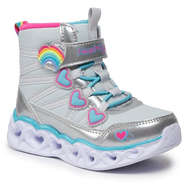 Сапоги Skechers HeartLights Sweet, серебро
Сапоги Skechers HeartLights Sweet, серебро