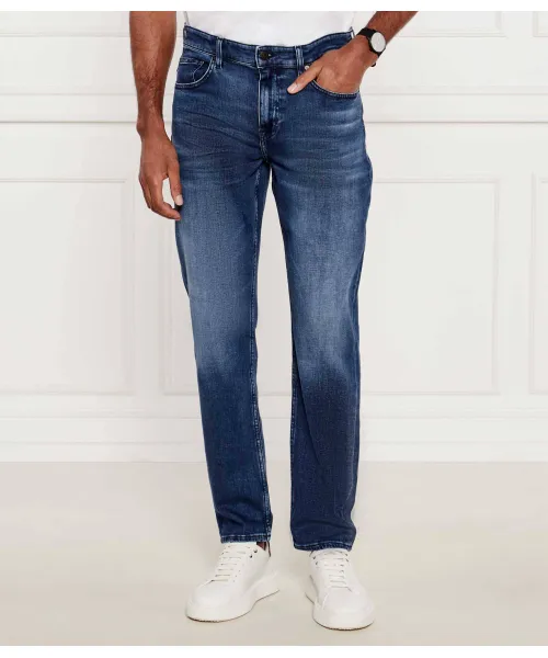 Джинсы Трой Бо Regular fit Boss Orange, синий 
Джинсы Трой Бо Regular fit Boss Orange, синий