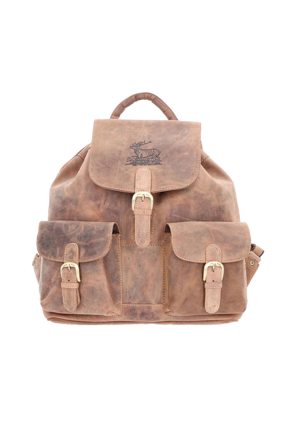 Винтажный кожаный рюкзак 40 см Green Burry, коричневый
Винтажный кожаный рюкзак 40 см Green Burry, коричневый