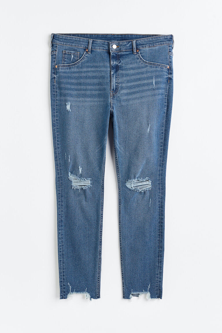 Джеггинсы с ультравысокой лодыжкой H&M, синий
Джеггинсы с ультравысокой лодыжкой H&M, синий