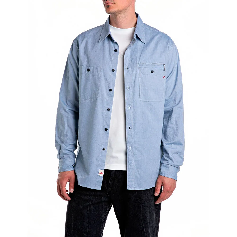 Рубашка Replay M4149.000.52760, синий
Рубашка Replay M4149.000.52760, синий