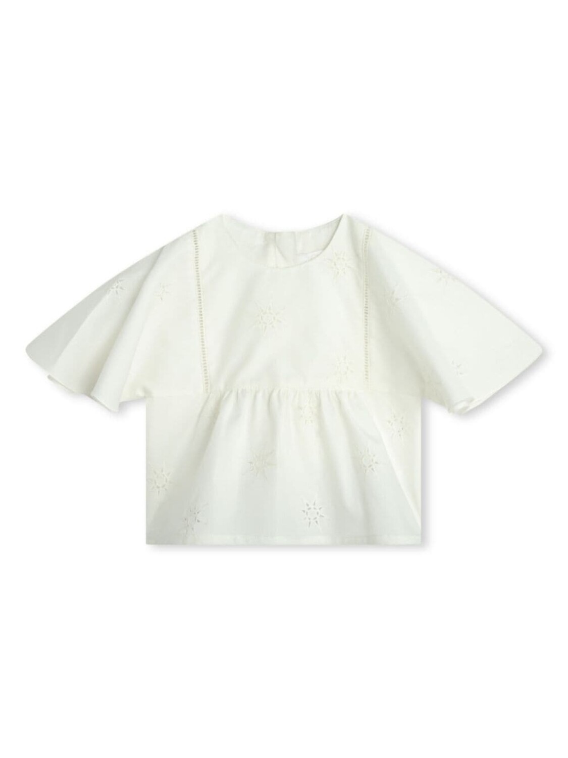 Chloé Kids блузка с вышивкой, белый
Chloé Kids блузка с вышивкой, белый