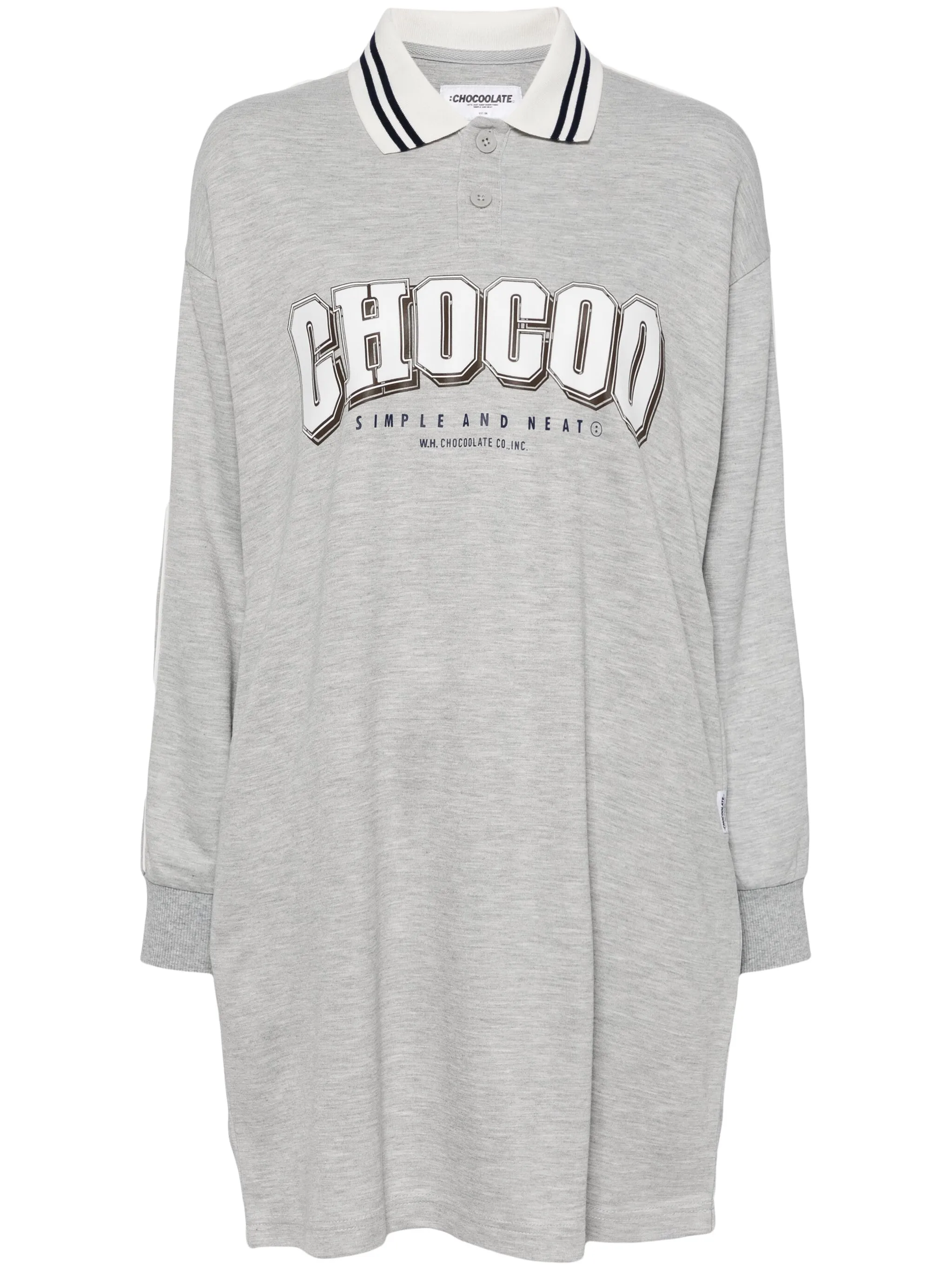Платье-толстовка с логотипом Chocoolate, серый
Платье-толстовка с логотипом Chocoolate, серый