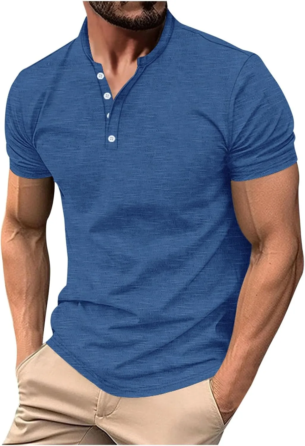 Мужская футболка с коротким рукавом и стойкой
Мужская футболка с коротким рукавом и стойкой