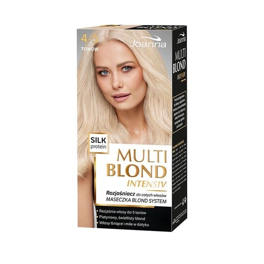 Джоанна, Multi Blond Intensiv, осветлитель для всех волос, 4-5 тонов, Joanna
Джоанна, Multi Blond Intensiv, осветлитель для всех волос, 4-5 тонов, Joanna