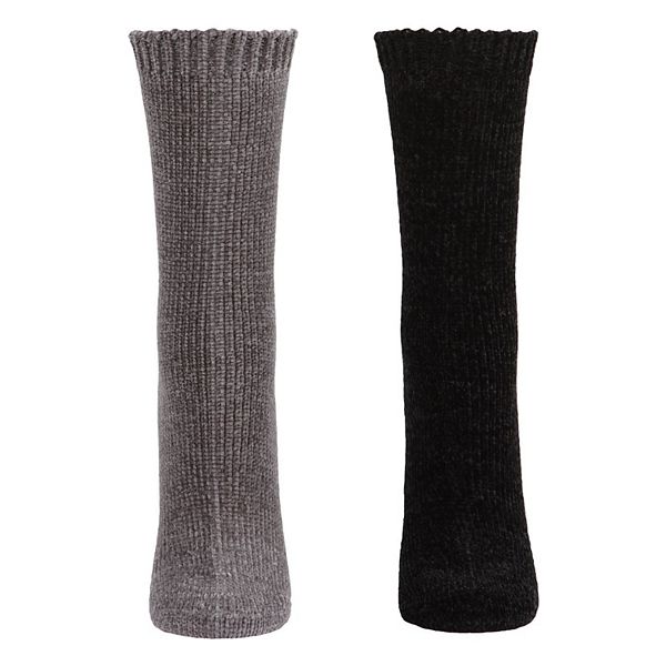 Носки Solid chenille crew, 2 пары Natori, Black Gray
Носки Solid chenille crew, 2 пары Natori, Black Gray