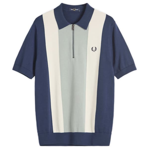 Рубашка с вертикальными полосками и застежкой-молнией на воротнике Fred Perry, мультиколор
Рубашка с вертикальными полосками и застежкой-молнией на воротнике Fred Perry, мультиколор