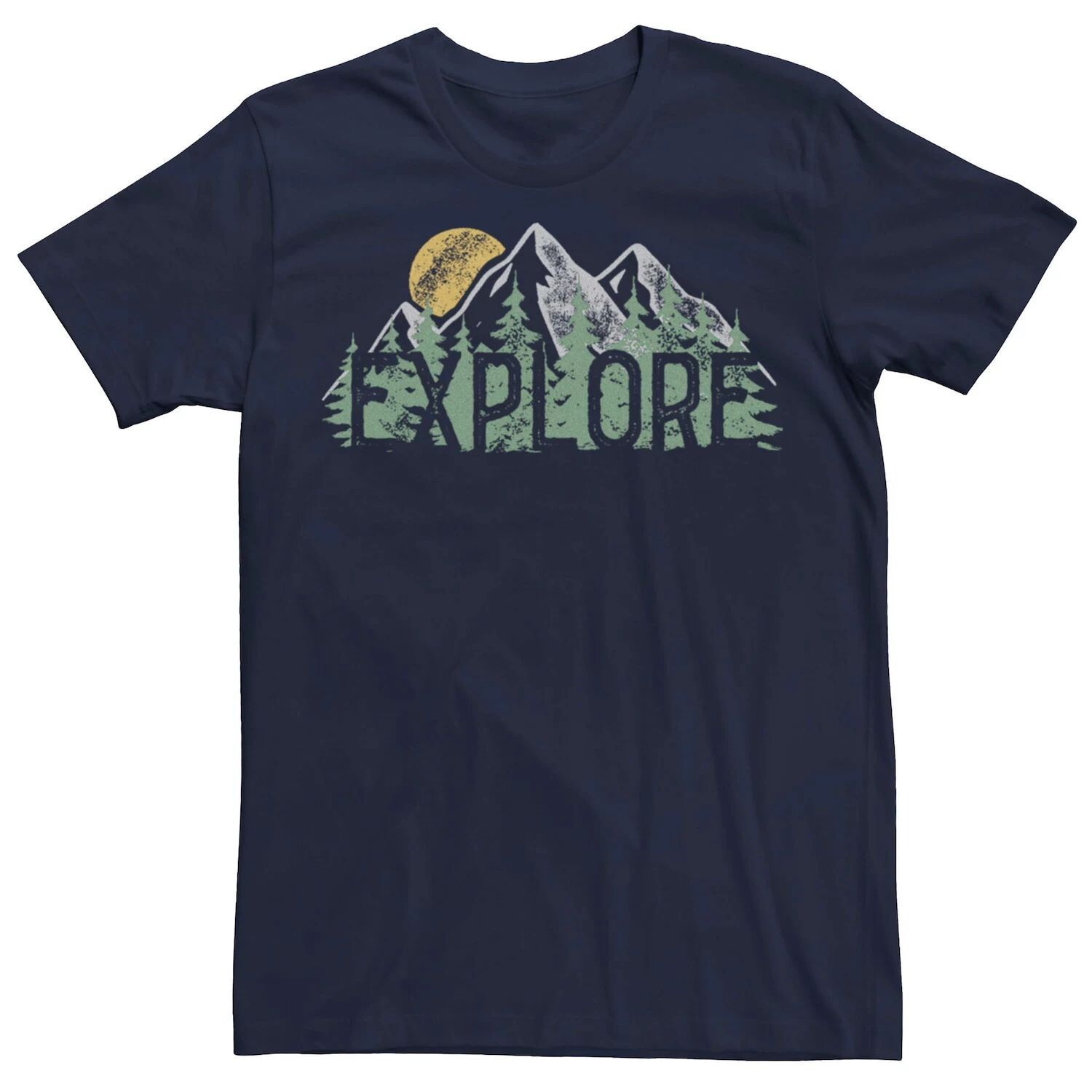 Мужская футболка с силуэтом Explore Sunset Mountain Generic 
Мужская футболка с силуэтом Explore Sunset Mountain Generic